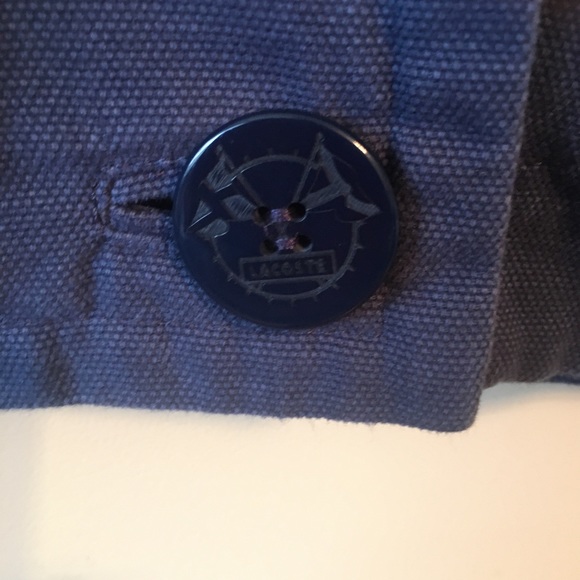 Lacoste casual blue short jacket - Picture 4 of 12